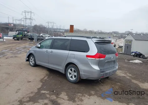 2012 Toyota Sienna Le V6 8 Passenger from USA, damaged, VIN 5TDKK3DC6CS264818